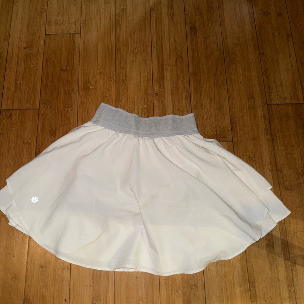 Lululemon Athletica White Skater Skirt